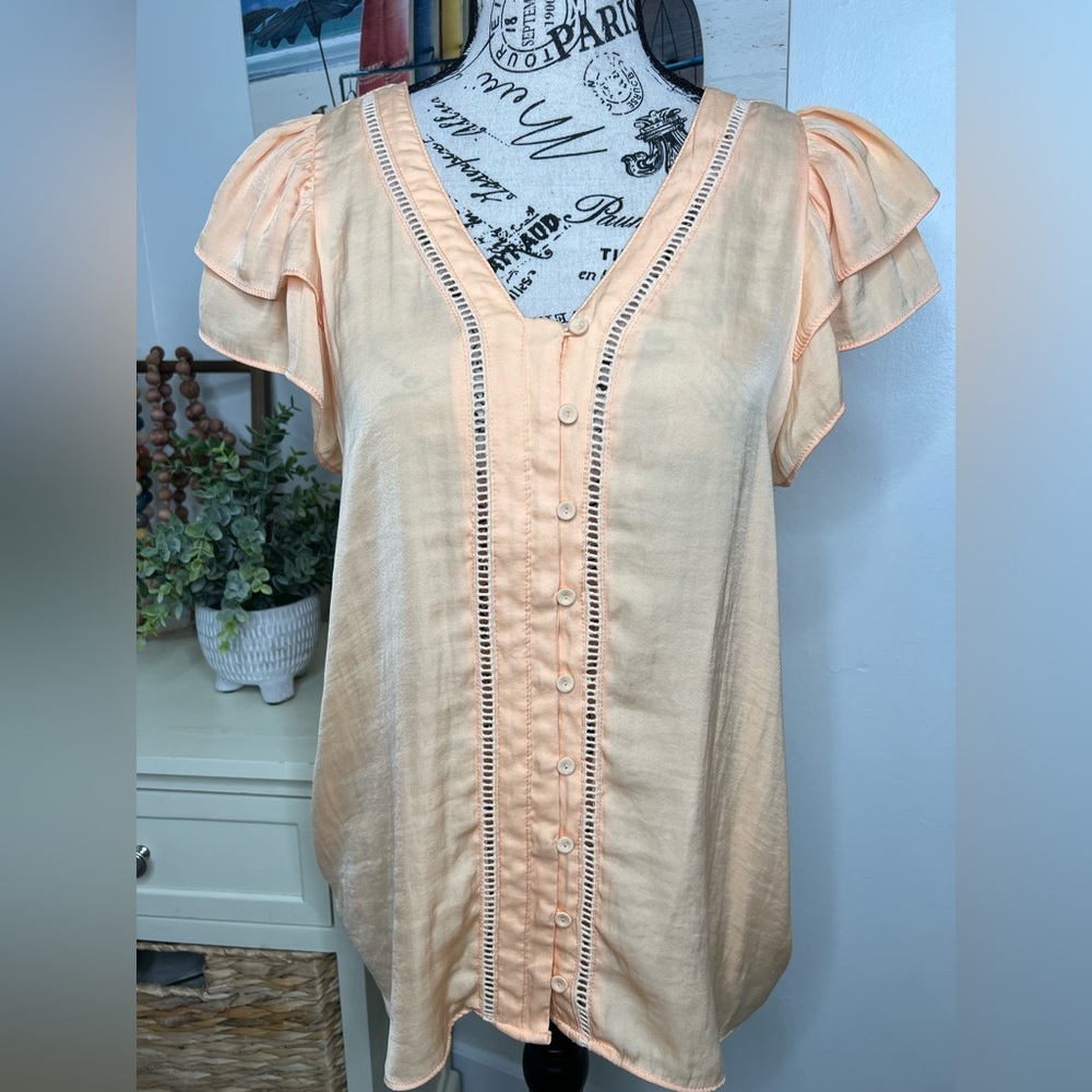 Brand New-Joie Flutter Sleeve Top